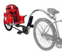 Men's multi-speed bike w/ WeeHoo iGo Trailer