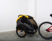 Men's single speed bike w/ Baby Trailer